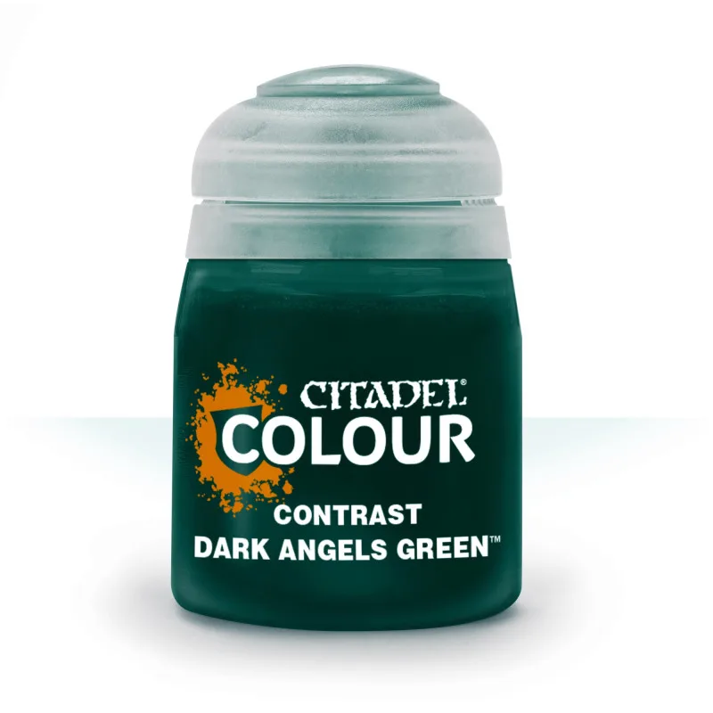 Баночка с краской Contrast: Dark Angels Green / Зеленый Темных Ангелов (18 мл.)