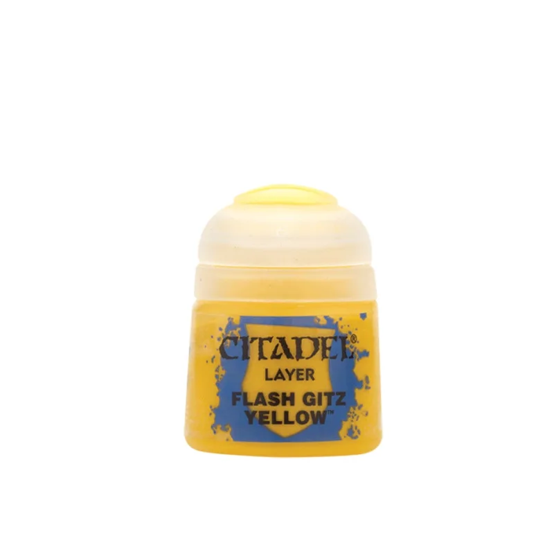Баночка с краской Layer: Flash Gitz Yellow / Желтый Хвастун (12 мл.)