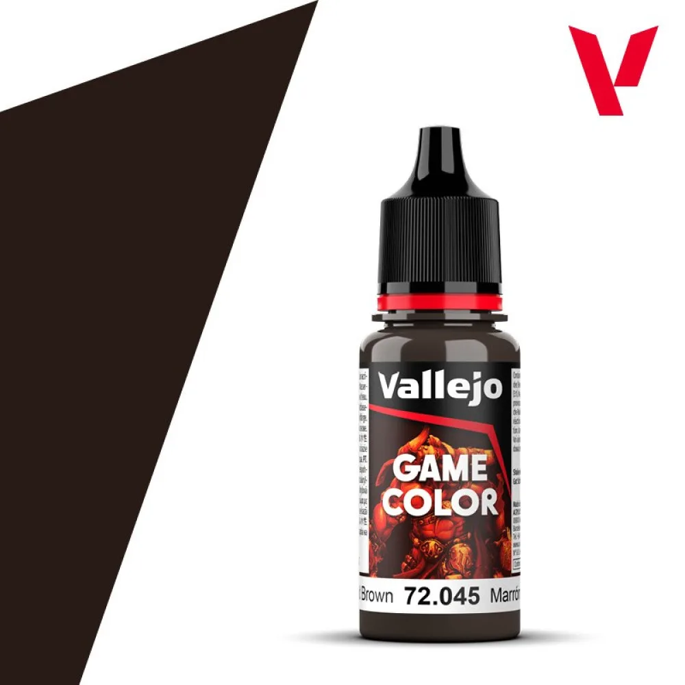Баночка с краской Vallejo Game Color 72.045 Charred Brown