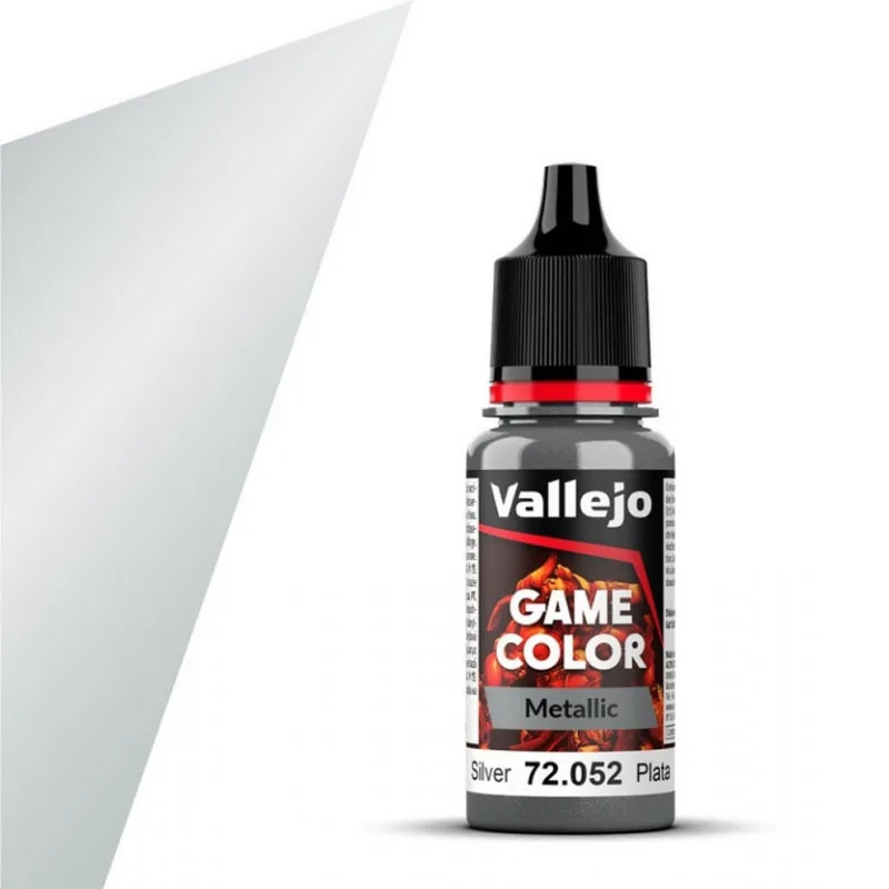 Баночка с краской Vallejo Game Color Metallic 72.052 Silver