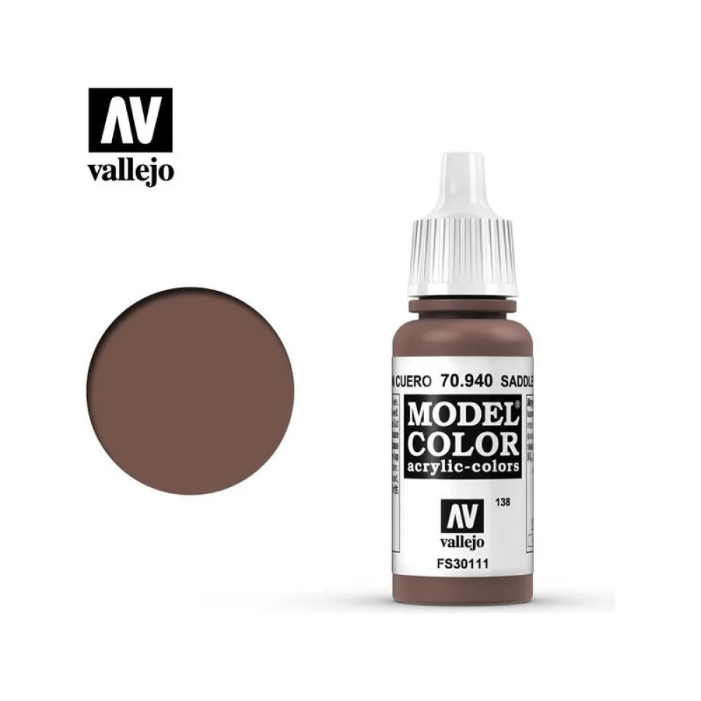 Баночка с краской Vallejo Model Color 70.940 Saddle Brown