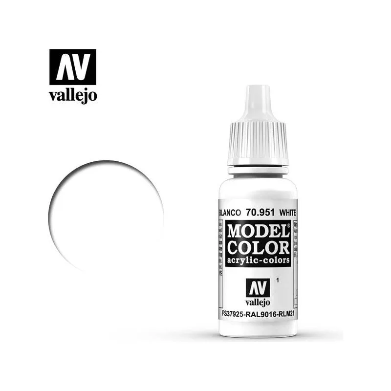 Баночка с краской Vallejo Model Color 70.951 White