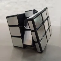 головоломка Кубик 3x3 MoYu Meiong Mirror (зеркальный, серебряный)