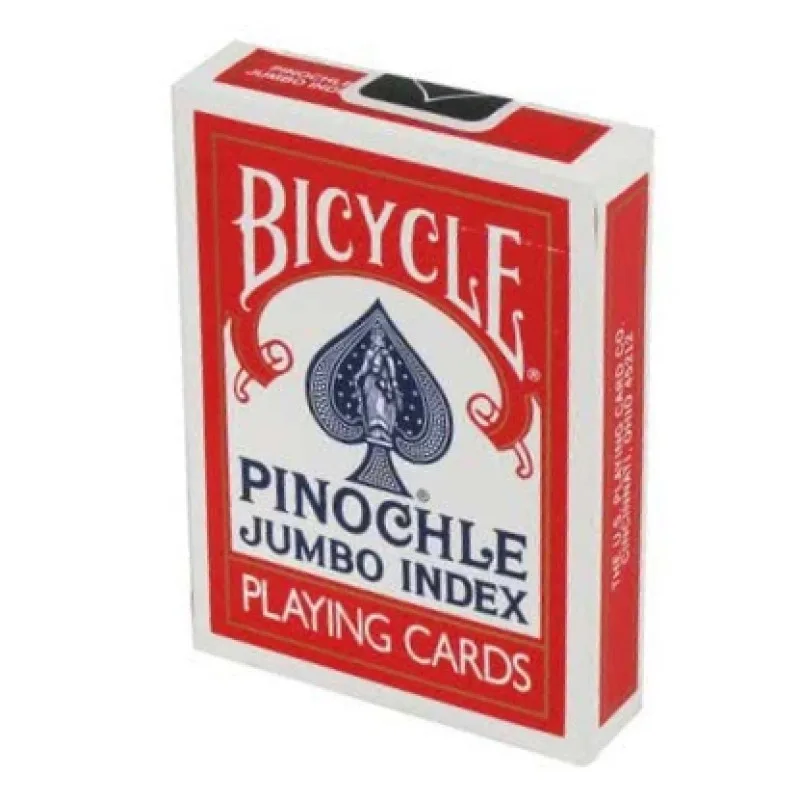 карты для игры Pinochle Bicycle Poker-size Крупный индекс (в ассортименте, НЕ покерные)