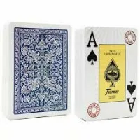 карты для Покера пластиковые Fournier 2818 Metropolitan Casino (синие)
