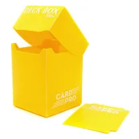 коробочка Card-Pro (пластиковая, на 100+ карт): жёлтая