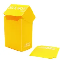 коробочка Card-Pro (пластиковая, на 80+ карт): жёлтая
