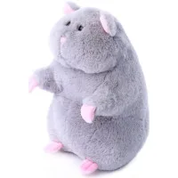 Мягкая игрушка Lapkin Хомяк 20 см., серый