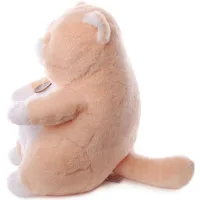 Мягкая игрушка Lapkin Толстый Кот 33 см, персиковый