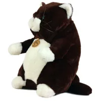 Мягкая игрушка Lapkin Толстый Кот 39 см., горький шоколад
