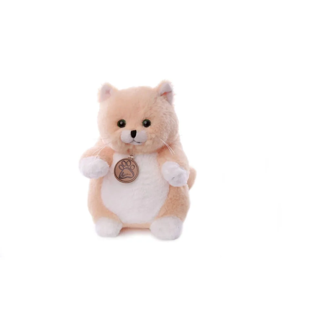 Мягкая игрушка Lapkin Толстый Кот 39 см., персиковый