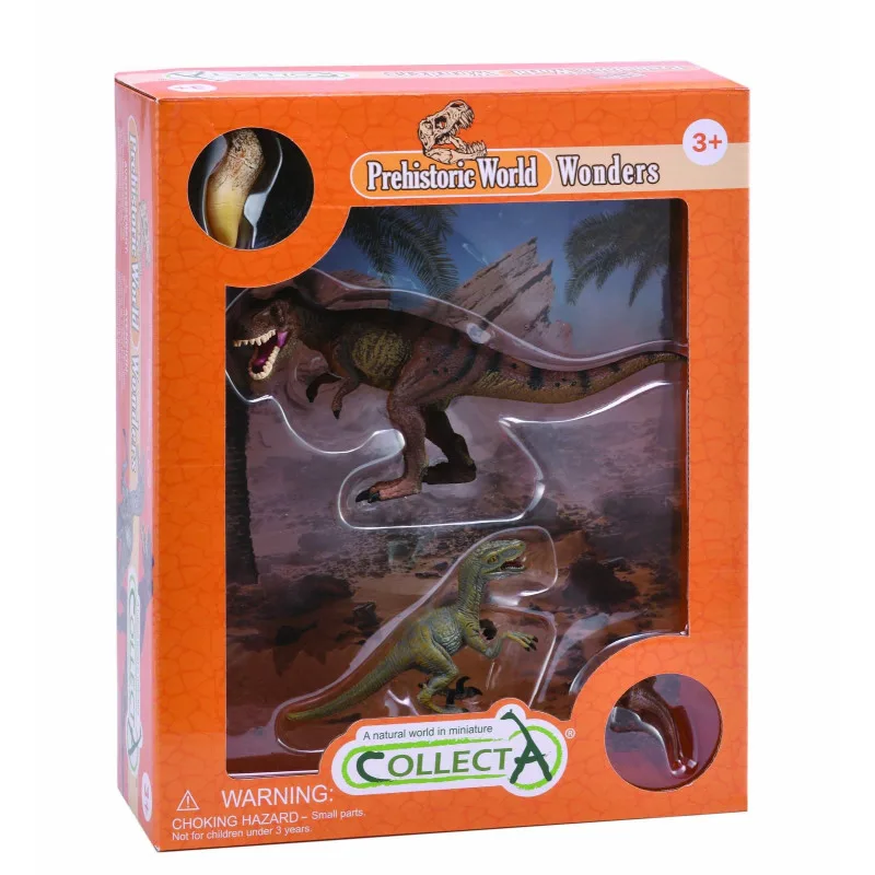 набор фигурок динозавров Collecta 89126 Тираннозавр, Велоцираптор и коготь набор фигурок динозавров Collecta 89126 Тираннозавр, Велоцираптор и коготь