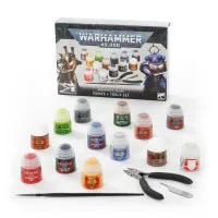набор красок и инструментов для моделирования Warhammer 40000: Paints and Tools Set