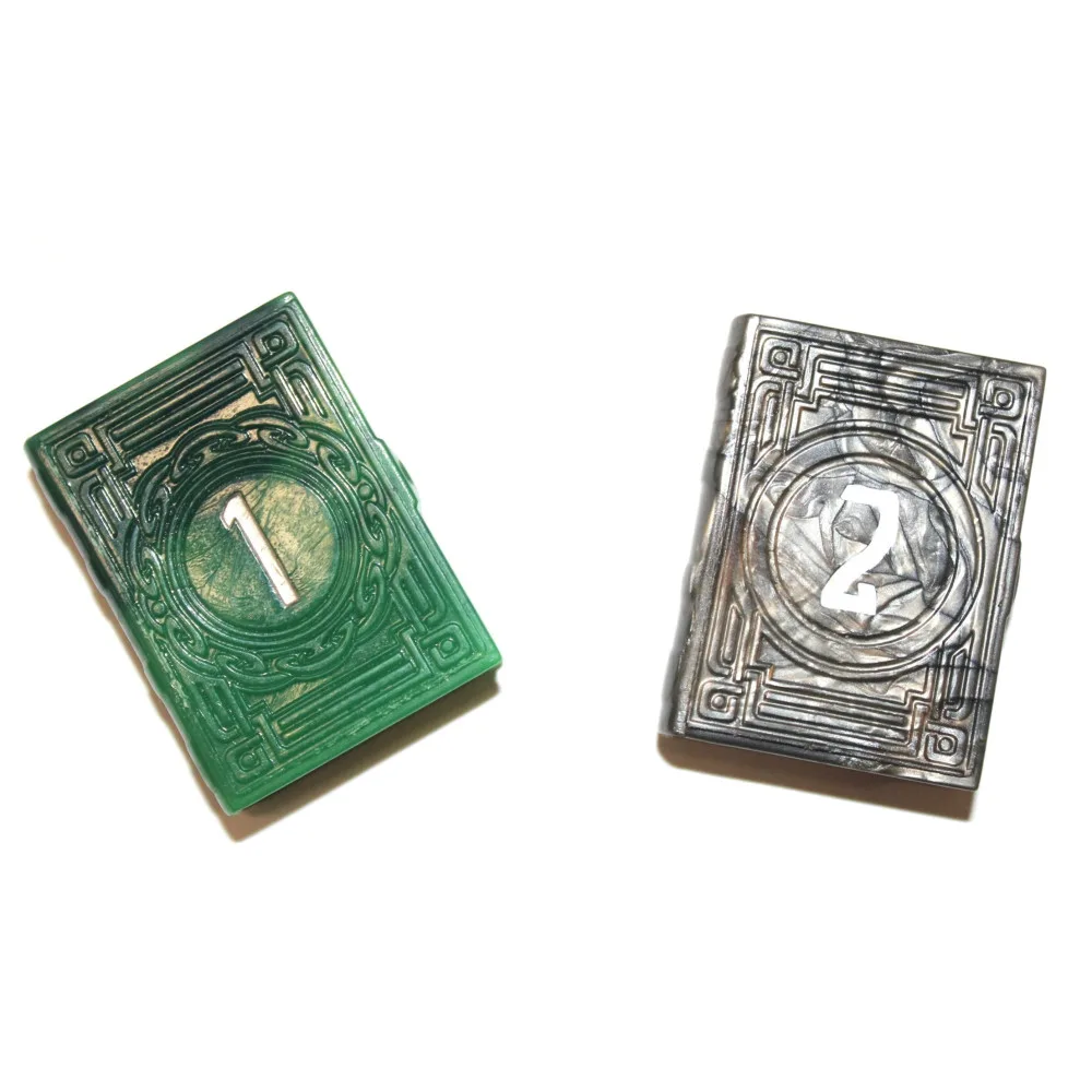 набор Кубиков PolyHero Dice D2 Greenflame & Burnished Bronze