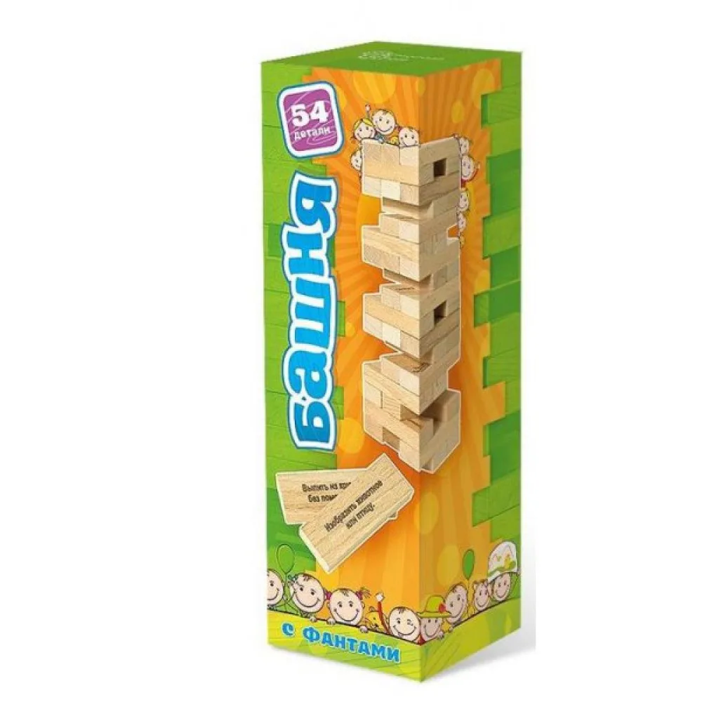 настольная игра Башня с заданиями для детей