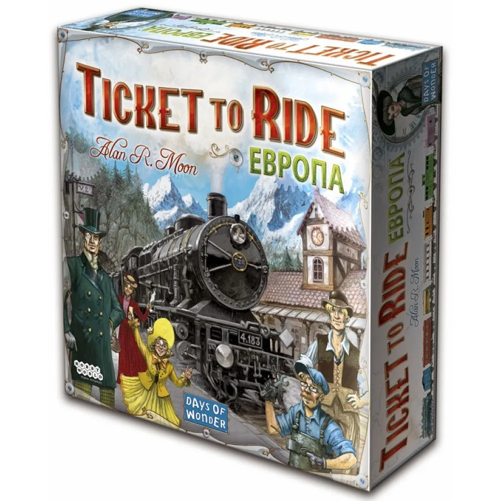 настольная игра Билет на Поезд: Европа / Ticket to Ride: Europe