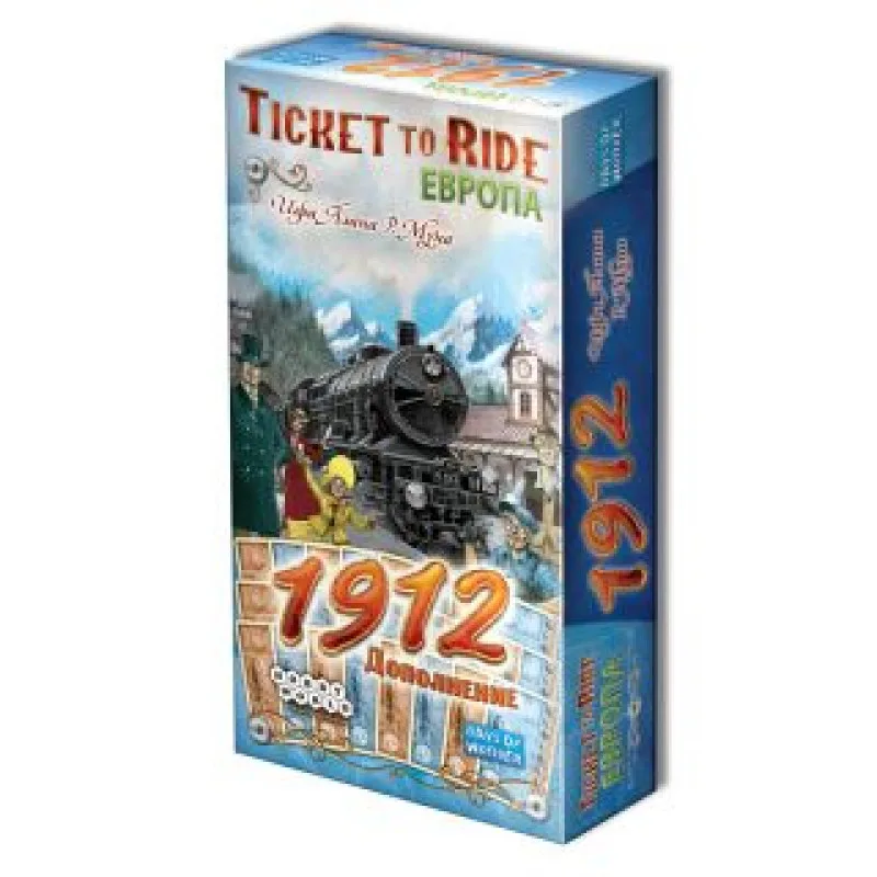 настольная игра Билет на Поезд: Европа / Ticket to Ride: Europe. Дополнение Европа: 1912