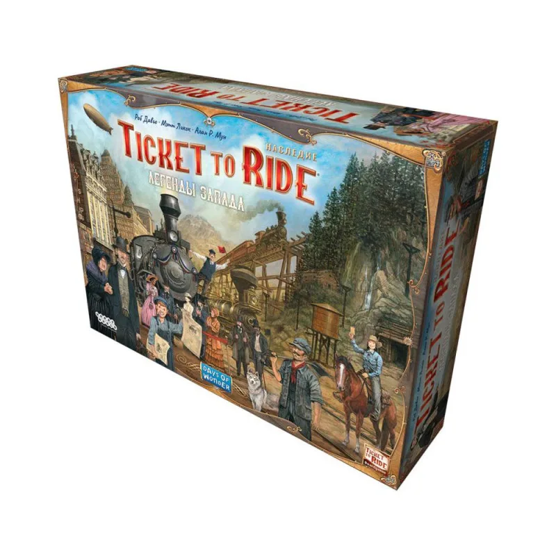 настольная игра Билет на Поезд: Наследие: Легенды Запада / Ticket To Ride