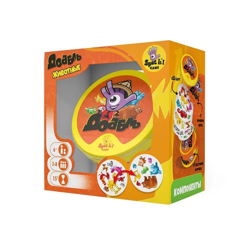 настольная игра Доббль. Животные