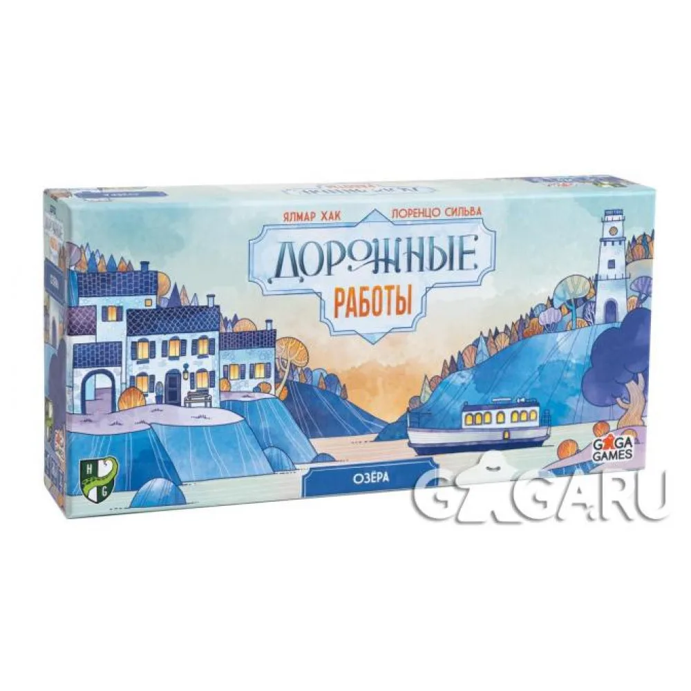 настольная игра Дорожные работы. Дополнение: Озёра