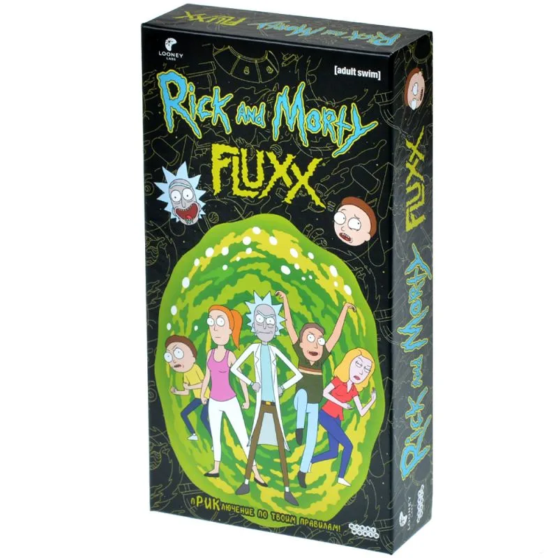 настольная игра Флакс / Fluxx. Рик и Морти