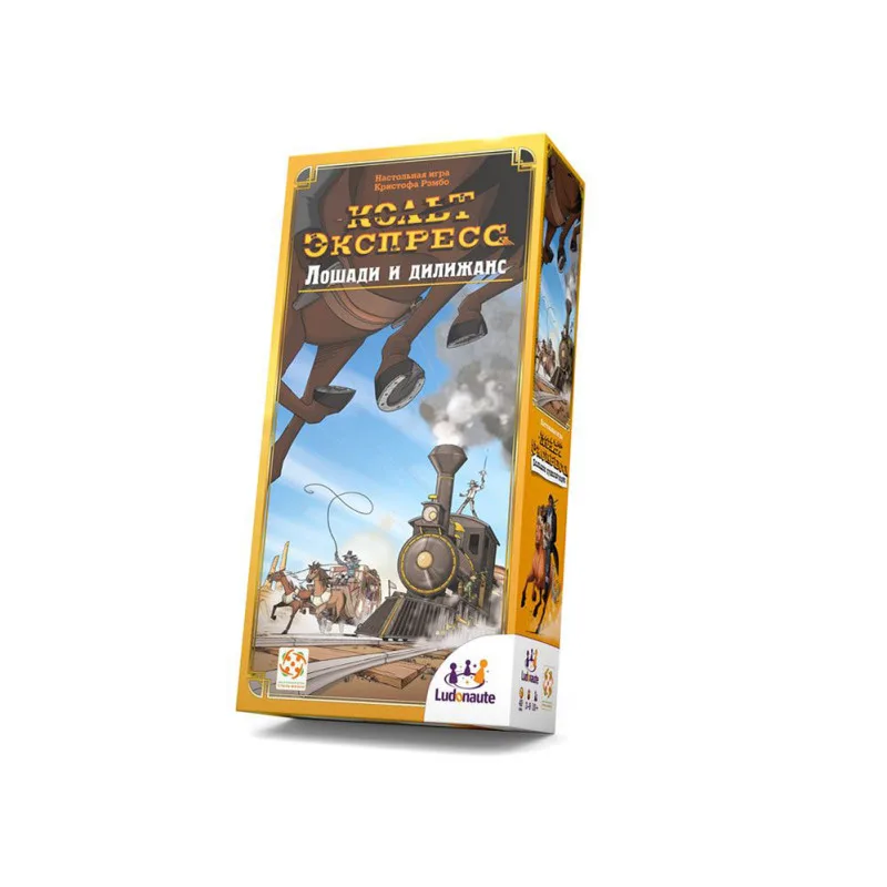 настольная игра Кольт Экспресс. Дополнение: Лошади и Дилижанс