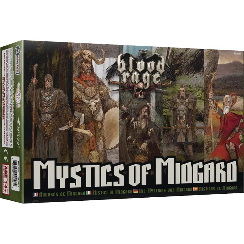 настольная игра Кровь и Ярость / Blood Rage. Дополнение: Колдуны Мидгарда
