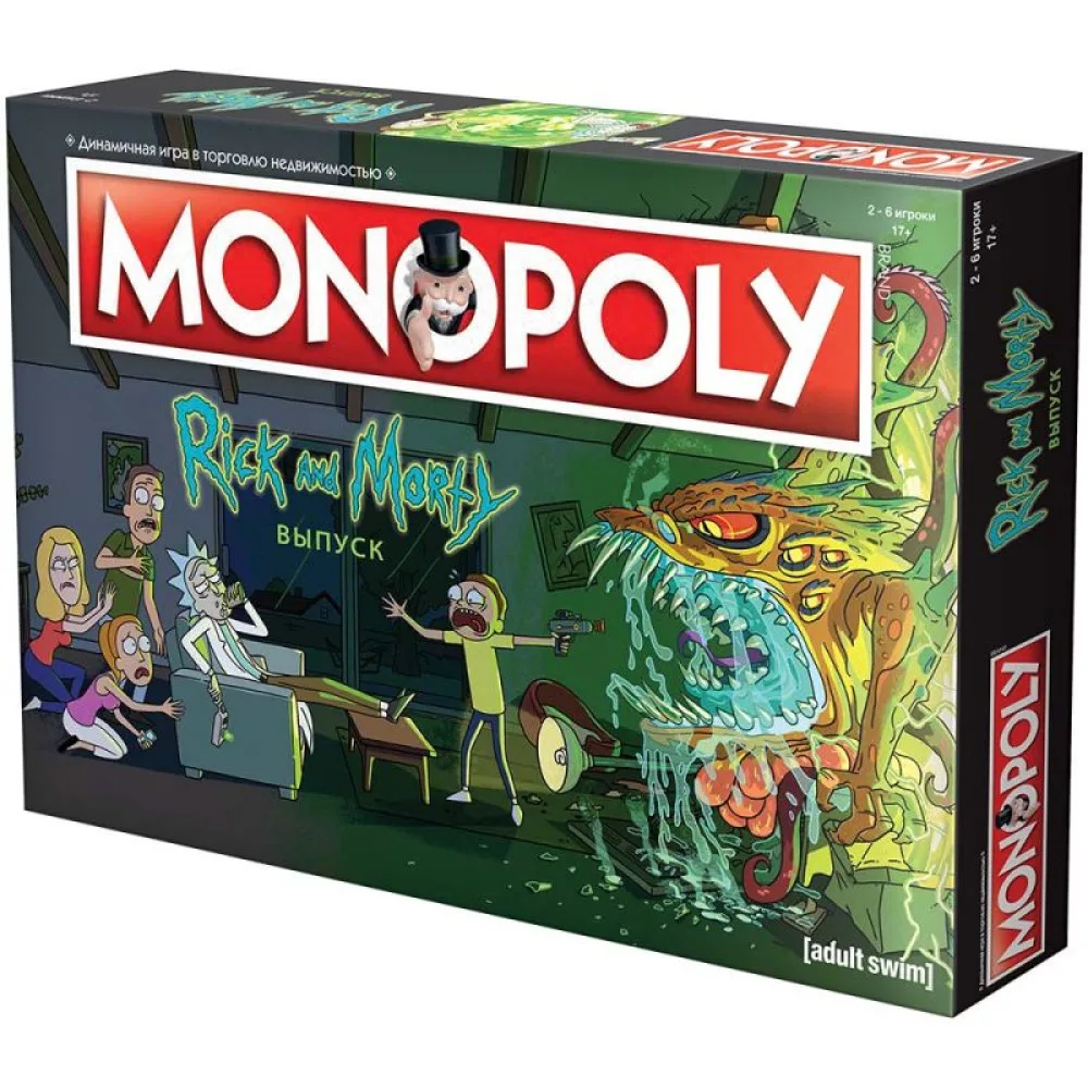 настольная игра Монополия. Рик и Морти