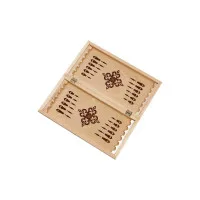 настольная игра Нарды Кировские Колесница, малые (Россия, дерево, 40х40х2 см.)