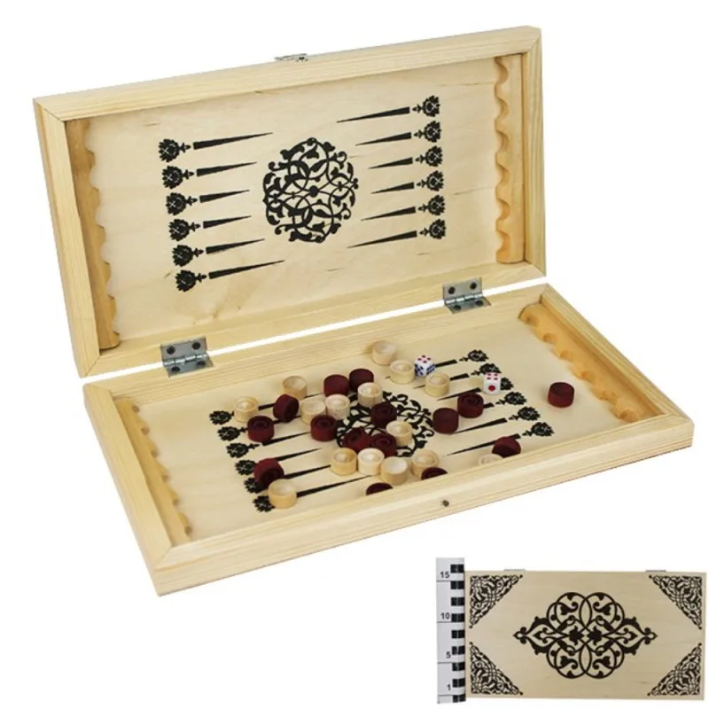 настольная игра Нарды Колорит (малые, 29,5х15,5х3,5)