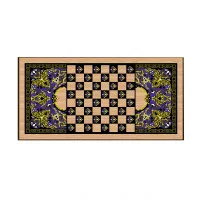 настольная игра Нарды + Шашки Сирия Сокол, средние (Россия, дерево, 50х25х4 см.)