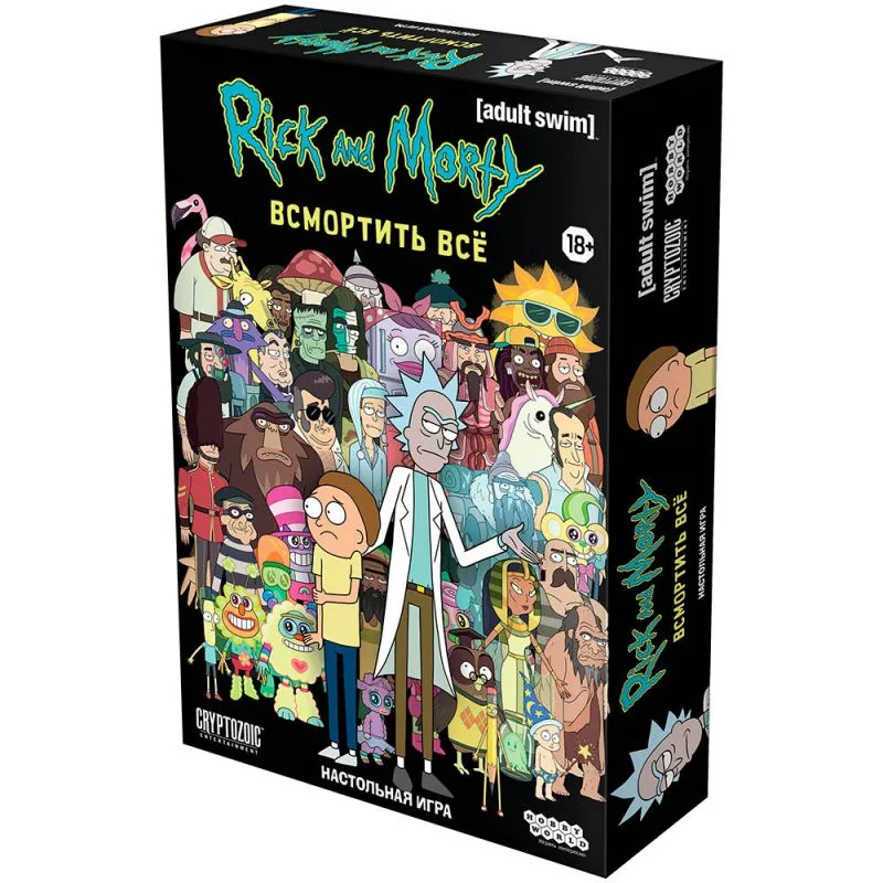 настольная игра Рик и Морти: Всмортить Всё! (новое издание)