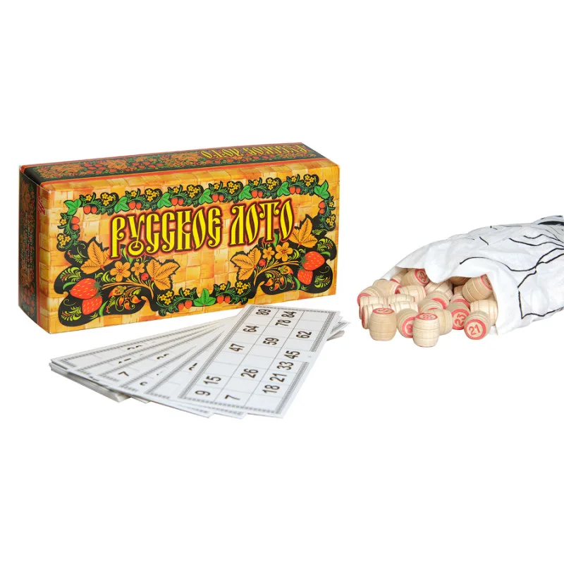 настольная игра Русское Лото (в картонной упаковке)