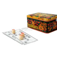 настольная игра Русское лото в жестяной коробке. Подарочное издание
