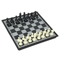 настольная игра Шахматы, Шашки, Нарды Магнитные, малые (пластик, 24х24х2 см.)