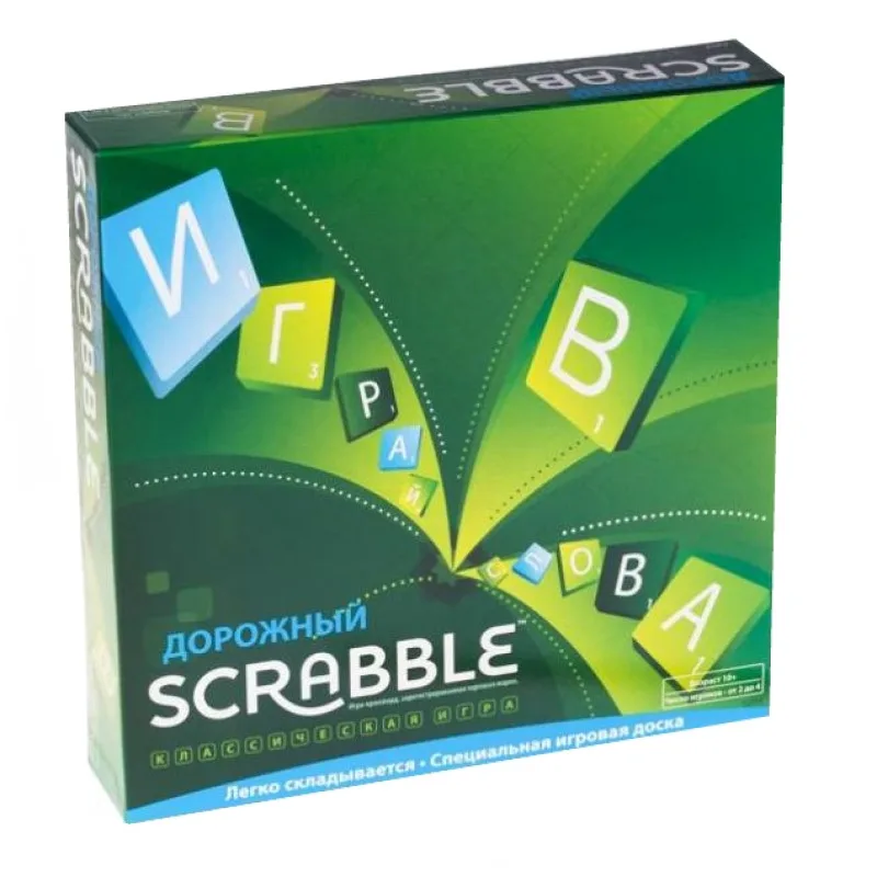 настольная игра Скрабл Дорожный / Scrabble Travel Deluxe