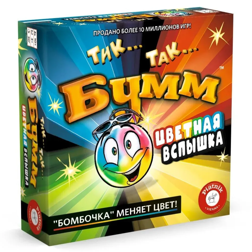 настольная игра Тик Так Бумм: Цветная вспышка