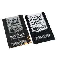 настольная игра Unmatched. Witcher / Ведьмак. Сталь и серебро