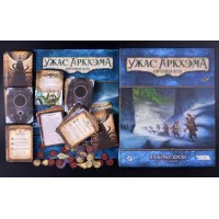 настольная игра Ужас Аркхэма. Карточная игра. Дополнение: На краю земли. Кампания