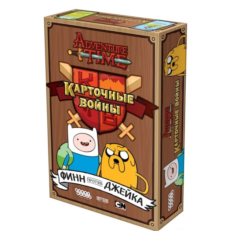настольная игра Время приключений. Карточные войны. Финн против Джейка