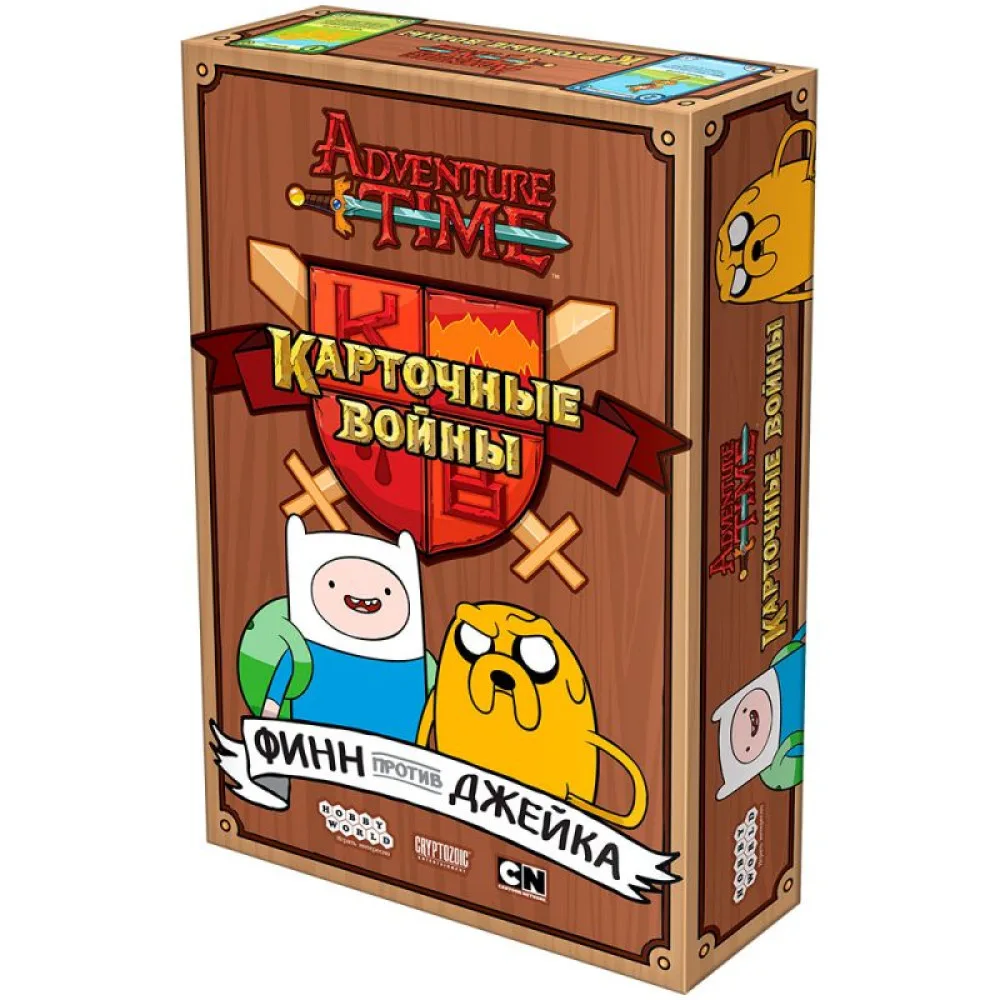 настольная игра Время приключений. Карточные войны. Финн против Джейка