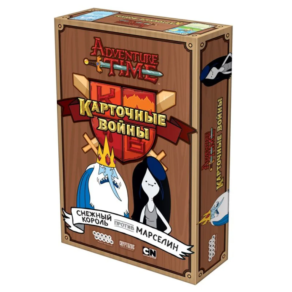 настольная игра Время приключений. Карточные войны. Снежный король против Марселин