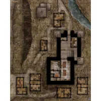 настольная ролевая игра Pathfinder. Игровое поле: Деревня