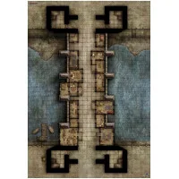 настольная ролевая игра Pathfinder. Вторая редакция. Большое игровое поле: Большой мост