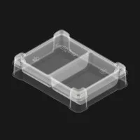 органайзер Meeple House UTS Token Two (для хранения фишек, жетонов и кубиков, 2 секции, прозрачный)