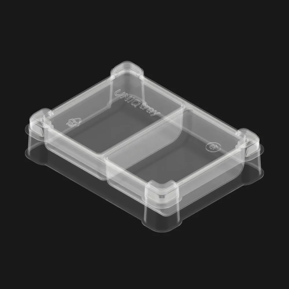 органайзер Meeple House UTS Token Two (для хранения фишек, жетонов и кубиков, 2 секции, прозрачный)