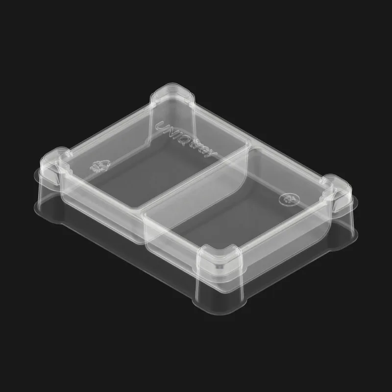 органайзер Meeple House UTS Token Two (для хранения фишек, жетонов и кубиков, 2 секции, прозрачный)
