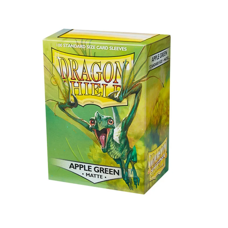протекторы Dragon Shield (66 х 91 мм., 100 шт.): Apple Green Matte / Яблочно-Зеленые матовые