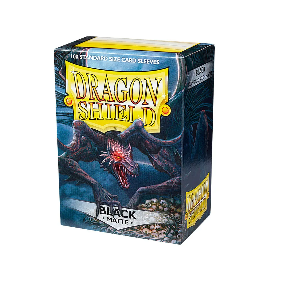 протекторы Dragon Shield (66 х 91 мм., 100 шт.): Black Matte / Чёрные матовые