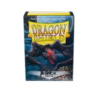 протекторы Dragon Shield (66 х 91 мм., 100 шт.): Black Matte / Чёрные матовые